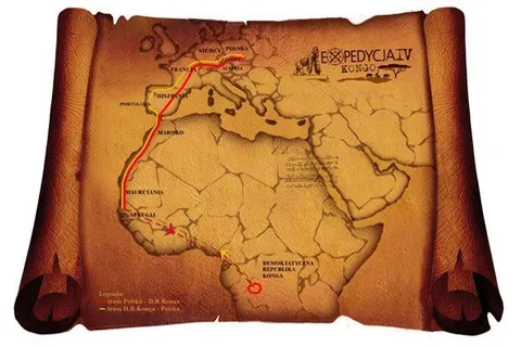 Trasa wyprawy wiedzie między innymi przez nasze ukochane Maroko!