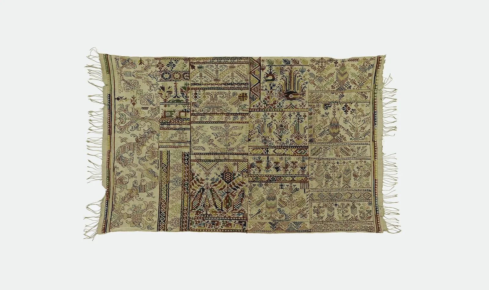 Maroko | Haftowana tkanina z Maroka z ok. 1900 r.