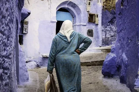 Maroko | Mieszkanka błękitnego miasta Szefszawan