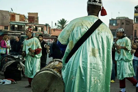 Maroko | Muzykanci z Dżemaa El-Fna