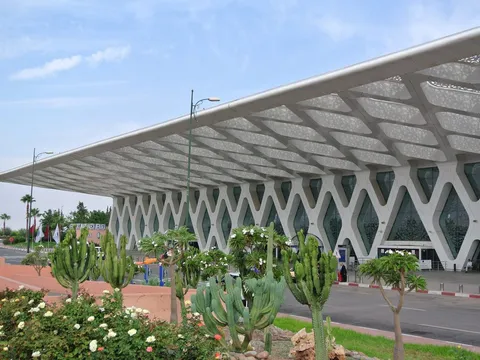 Maroko | Terminal lotniska Marrakesz-Menara
