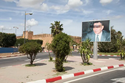 Maroko | Billboard z wizerunkiem króla w marokańskim Taroudant