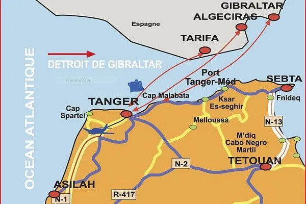 Maroko | Tanger znajduje się w północno-zachodnim Maroku w Zatoce Tangerskiej